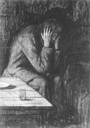 Илья Глазунов. Илл. к "Неточке Незвановой" Ф.М.Достоевского.